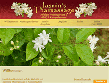 Tablet Screenshot of jasmins-thaimassage.de